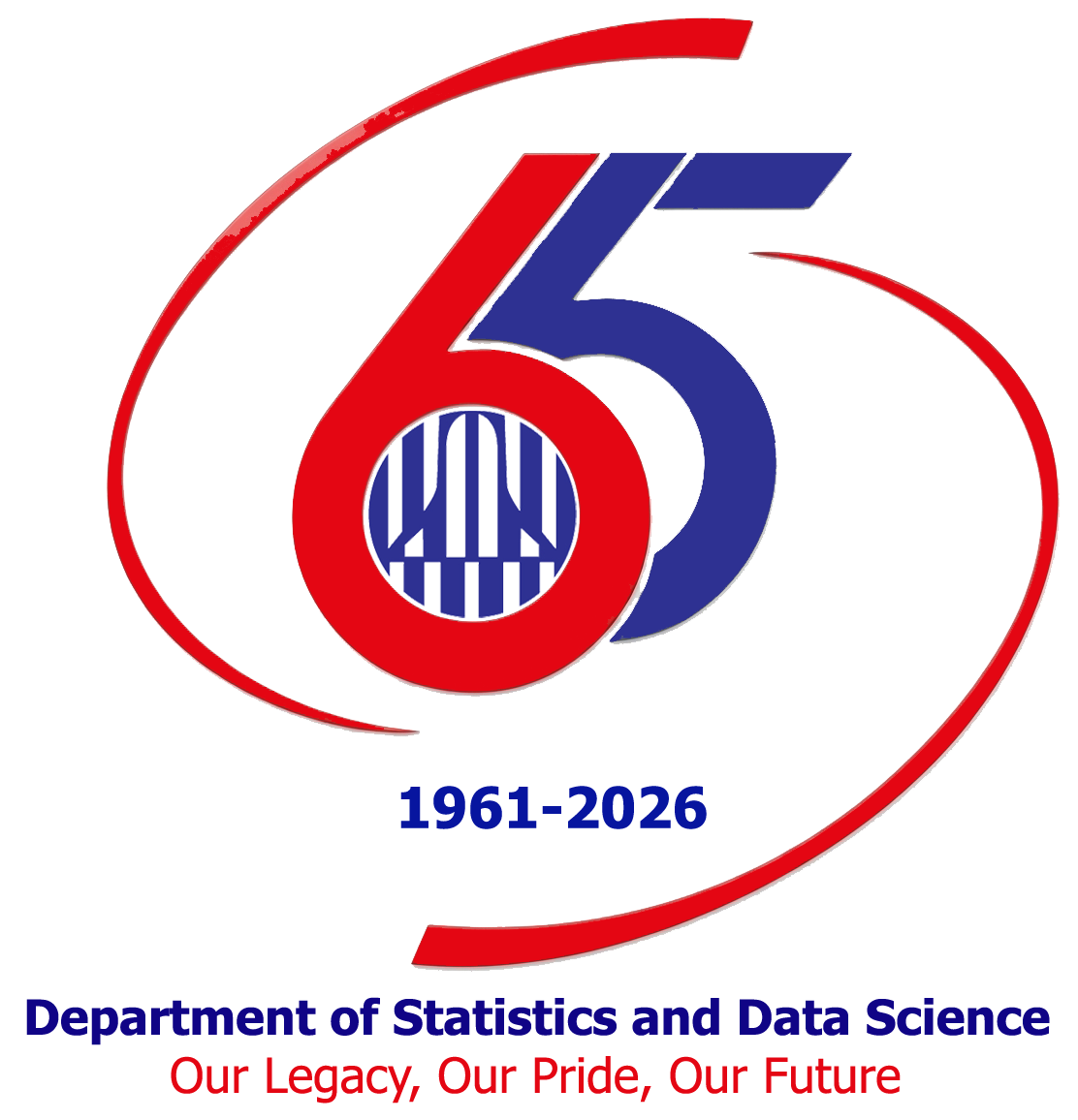 65 Years Celebration (1961-2026) and Conference, Department of Statistics and Data Science, RU logo